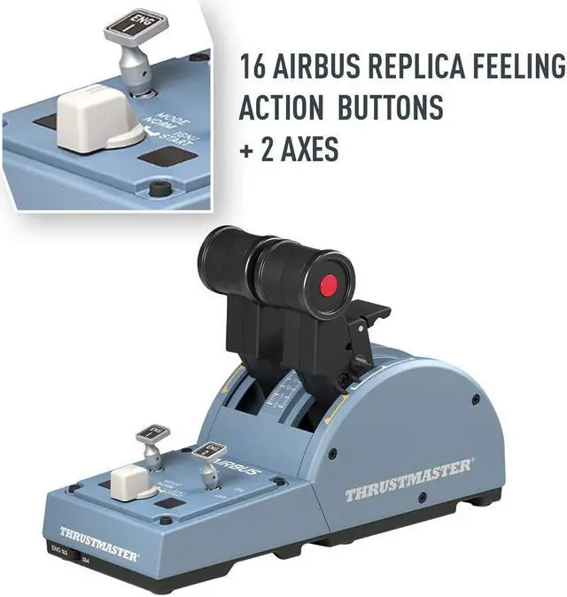 Alt view image 3 of 6 - Thrustmaster TCA Officer Pack Airbus Edition