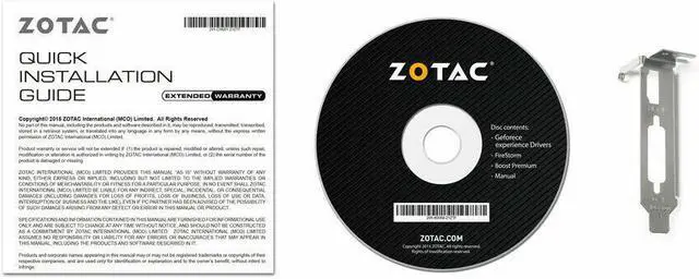 Alt view image 2 of 2 - ZOTAC GeForce® GT 1030 2GB GDDR5 PCIe Graphics Card w/ Low Profile Bracket