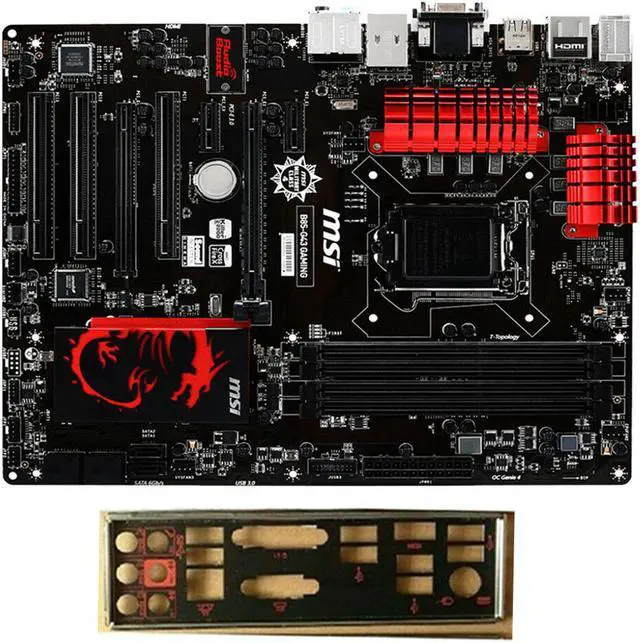 Alt view image 2 of 3 - MSI B85-G43 GAMING Intel B85 Motherboard LGA 1150 DDR3 VGA DVI HDMI USB 3.0 ATX