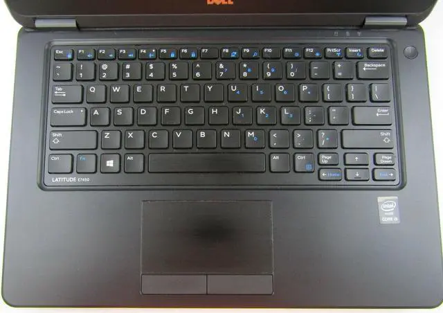 Alt view image 5 of 5 - Dell Latitude E7450 14" Laptop Intel Core i5-5300U 8GB 120GB SSD Windows 10 PRO
