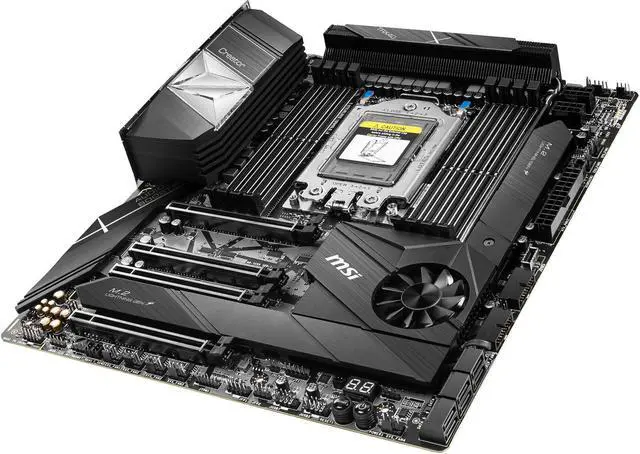 Alt view image 3 of 5 - MSI Creator TRX40 sTRX4 AMD TRX40 DualLANs Wi-Fi6 EATX Motherboard