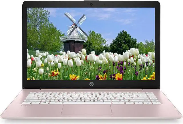 Main image of HP Stream 14" HD Intel N4000 4GB RAM 64GB eMMC Webcam BT Win 10 Pink