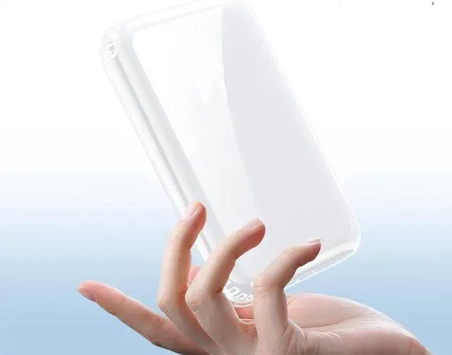 Alt view image 6 of 7 - Hybrid Clear Case Compatible with Magsafe Battery Pack, Heavy Duty Protection Scratch & Shatter Resistant