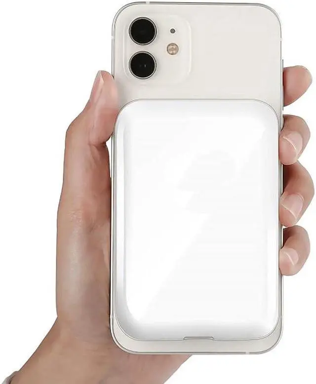 Alt view image 7 of 7 - Hybrid Clear Case Compatible with Magsafe Battery Pack, Heavy Duty Protection Scratch & Shatter Resistant