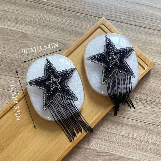 Alt view image 6 of 6 - Tianyeda Bling Case Cover for AirPods Max Glittering Rhinestones Stars, Clear Sparkling Cute Soft Cases for Women Accessories Protective Cover for AirPods Max