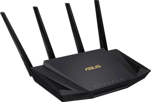 Alt view image 2 of 7 - ASUS RT-AX58U AX3000 Dual Band Gaming WIFI Router