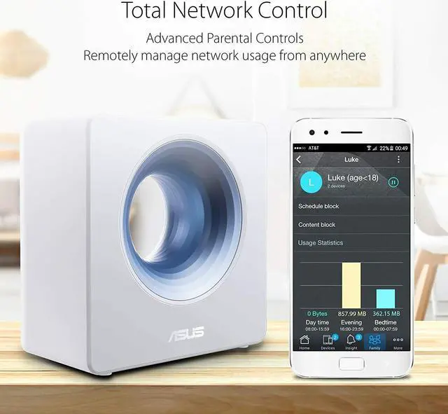 Alt view image 7 of 8 - Asus Blue Cave AC2600 Dual-Band WiFi Router