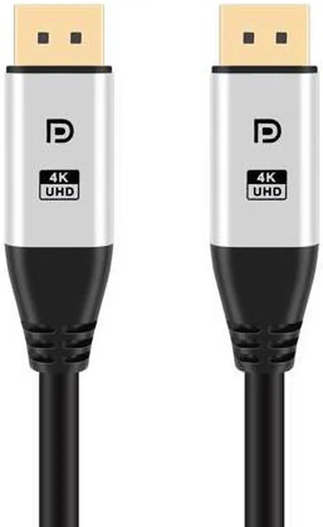Alt view image 5 of 5 - DisplayPort Cable 10ft(3m) DP Cable- [4K@60Hz] Display Port Cable High Speed DisplayPort to DisplayPort Cable for PC, Laptop, TV etc - (DP to DP Cable) Black (10Ft)