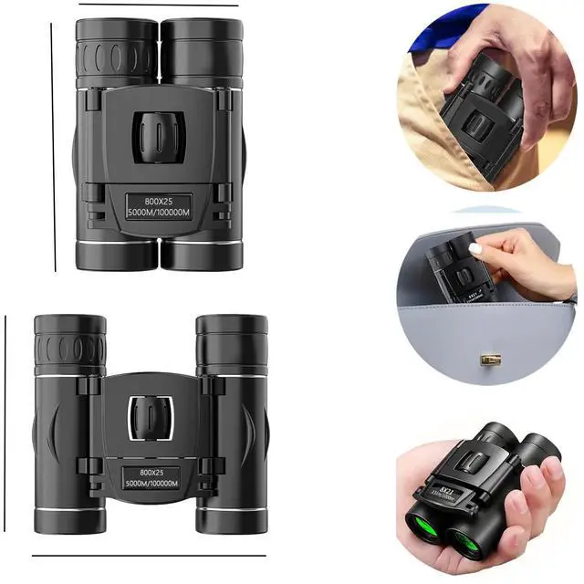 Alt view image 6 of 7 - 800X25 Binocular for Adults with BAK4 Prism Lens High Powered Mini Pocket Binoculars Telescope for Bird Watching, Hunting, Concert, Theater, Opera, Traveling, Sightseeing