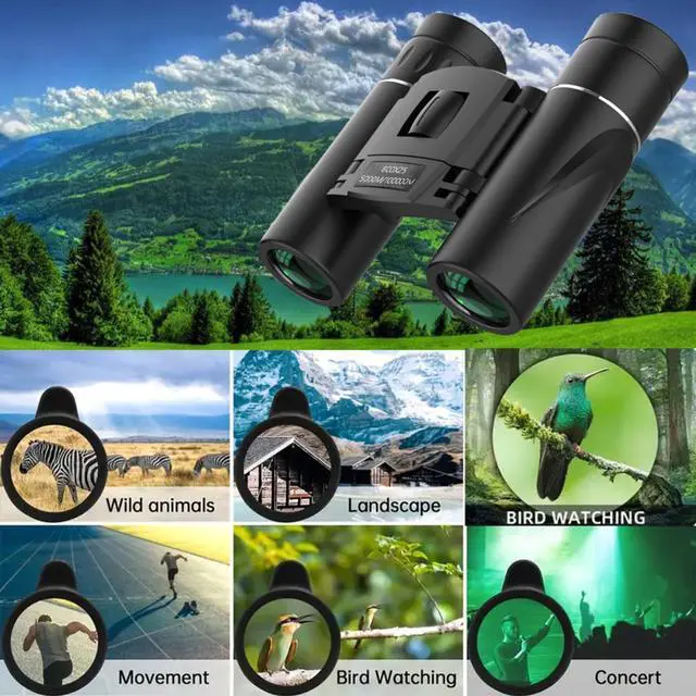 Alt view image 4 of 7 - 800X25 Binocular for Adults with BAK4 Prism Lens High Powered Mini Pocket Binoculars Telescope for Bird Watching, Hunting, Concert, Theater, Opera, Traveling, Sightseeing