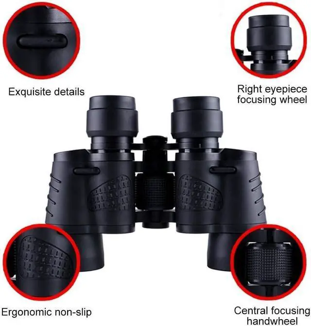 Alt view image 4 of 7 - 80X80 Binoculars,Waterproof Stargazing Hunting Binoculars with Low Light Night Vision for Travel Camping Hunting Concerts Gifts Party