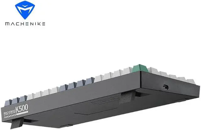 Alt view image 5 of 6 - MACHENIKE K500 Gaming Keyboard, Wired Mechanical Keyboard Hot Swappable 20 RGB Light Effects, PBT Keycap 84 Keys RGB Light Mac Windows - Grey