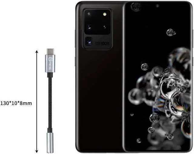 Alt view image 6 of 7 - ApeSonic Pebble : USB C (Type C) Audio Adaptor, ALC4050 High Resolution DAC, to 3.5mm AUX, 32bit 384kHz Hi Res, Class G Amp, Aluminum Casing, Texture Cable, Replace 3.5mm Jack of Smart Phone