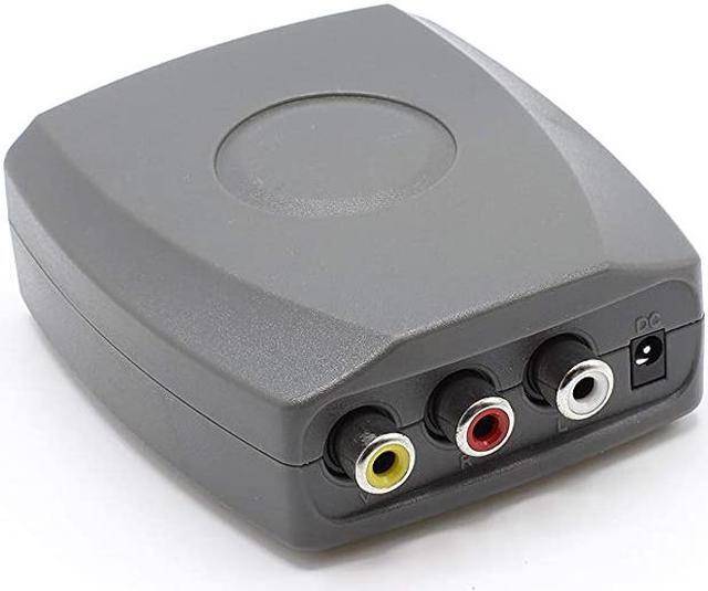 Alt view image 5 of 6 - RF Modulator | RCA Composite to RF Coaxial | Converts Standard Definition Signals to Coax Includes AV Cable