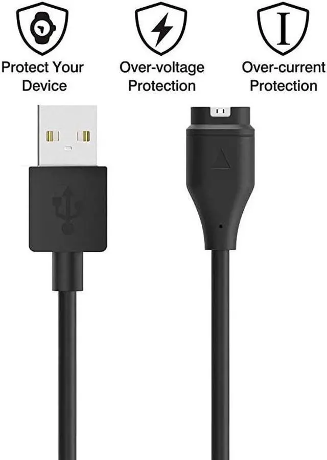 Alt view image 2 of 6 - Compatible with Garmin vivoactive 3 / Forerunner 745 / 45S / Swim 2 Charger,Replacement 3.3ft USB Charger Adapter Charge Cord Charging Cable for Garmin vivoactive 3 Forerunner 745 Smart Watch