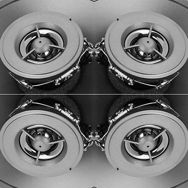 Alt view image 6 of 7 - 525 InCeiling Speaker Pair 100W Stereo System Pivoting Tweeter ICE520