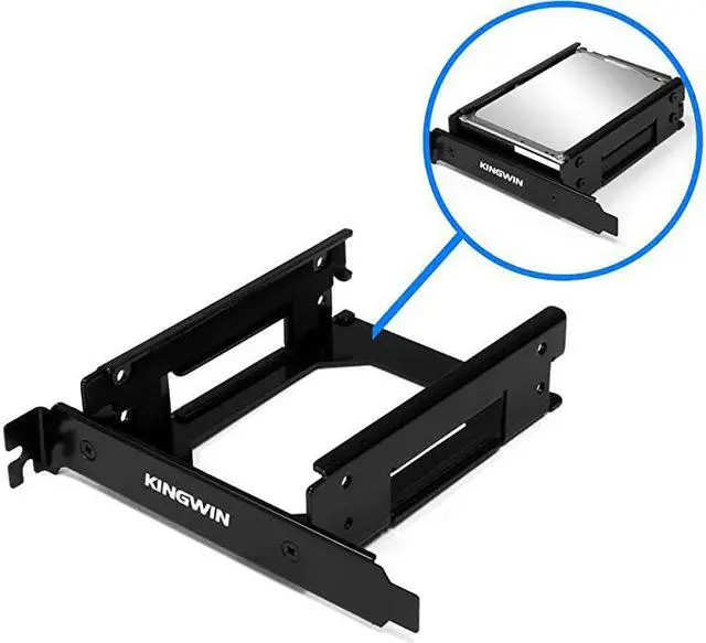 Alt view image 7 of 7 - SSD Mounting Bracket for PCI 2 x 25 Inch SSD to PCI Internal Hard Drive Mounting Kit Convert Any 2 x 25 SSD Into One PCI Slot Mounting Screws Included Quick amp Easy Installation
