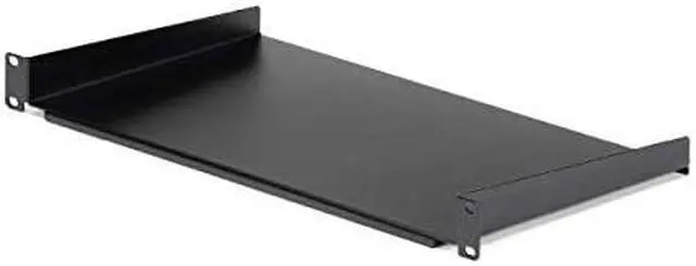 Alt view image 7 of 7 - com 1U Fixed Server Rack Mount Shelf 10in Deep Steel Universal Cantilever Tray for 19quot AVNetwork Equipment Rack 44lbs CABSHELF1U10