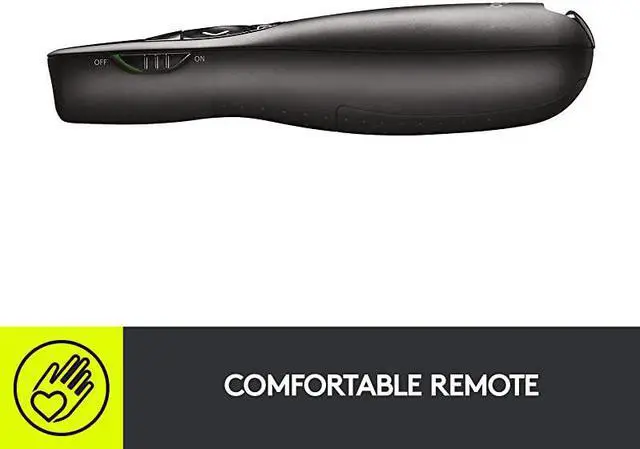 Alt view image 2 of 7 - Wireless Presenter R400 Wireless Presentation Remote Clicker with Laser Pointer