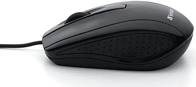 Alt view image 3 of 4 - Optical Mouse Wired with USB Accessibility Mac PC Compatible Black