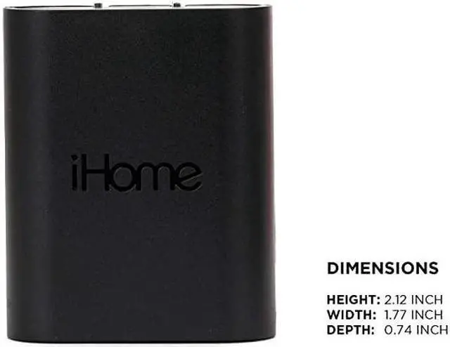 Alt view image 4 of 4 - AC Pro 34 Amp 2Port USB Wall or Travel Charger Flat Foldable Plug for iPhone 11 11 Pro 11 Pro Max Xs Xs Max XR X 8 Airpods iPad Samsung Galaxy Android More Black