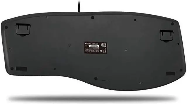 Alt view image 4 of 7 - Akb160UB Truform Media 160 Ergonomic Desktop Keyboard Black