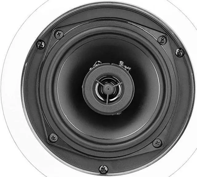 Alt view image 2 of 7 - 525 InCeiling Speaker Pair 100W Stereo System Pivoting Tweeter ICE520
