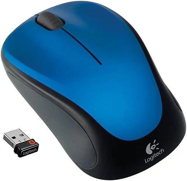 Alt view image 2 of 5 - Wireless Mouse m317 with Unifying Receiver Steel Blue
