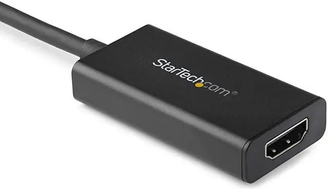 Alt view image 2 of 5 - com DisplayPort to HDMI Adapter with HDR 4K 60Hz Black DP to HDMI Converter DP2HD4K60H