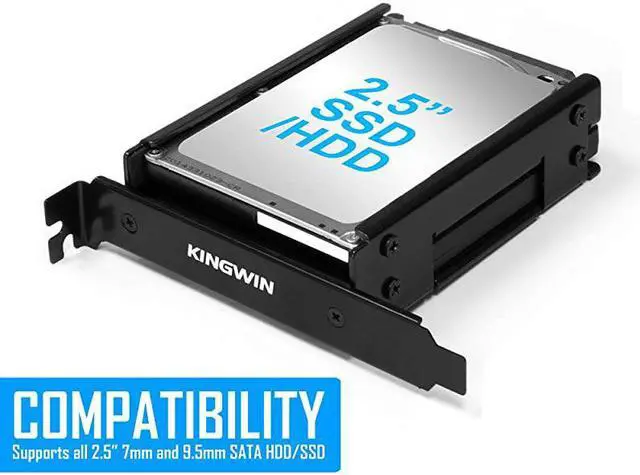 Alt view image 3 of 7 - SSD Mounting Bracket for PCI 2 x 25 Inch SSD to PCI Internal Hard Drive Mounting Kit Convert Any 2 x 25 SSD Into One PCI Slot Mounting Screws Included Quick amp Easy Installation