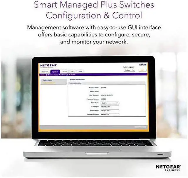 Alt view image 3 of 5 - 5Port Gigabit Smart Managed Plus Switch GS305E