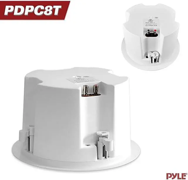 Alt view image 2 of 4 - Home PDPC8T InCeiling Enclosed Speaker System with Transformer
