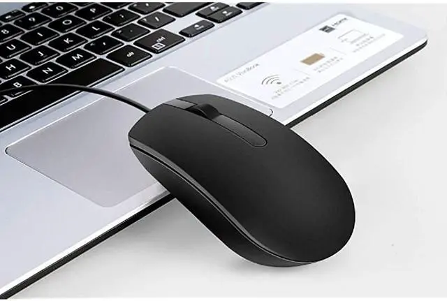 Alt view image 7 of 7 - MS116 Wired USB Optical Mouse Ergonomic Optical Mice Sensitivity 1000 dpi Cable Length 1.8m - 6 Months' Warranty