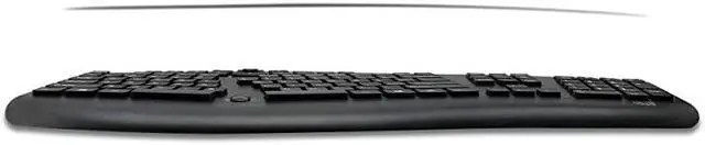 Alt view image 3 of 7 - Akb160UB Truform Media 160 Ergonomic Desktop Keyboard Black