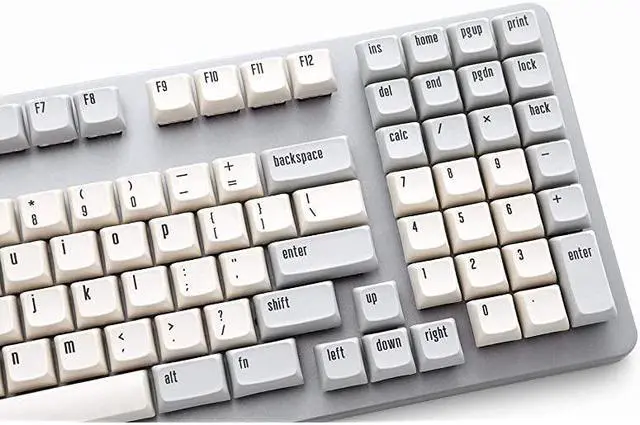 Alt view image 3 of 7 - MiTo XDA Canvas Keycap Set for FullSize Keyboards Compatible with Cherry MX Switches and Clones 1800 Layout 114key Kit ModelMDX319913