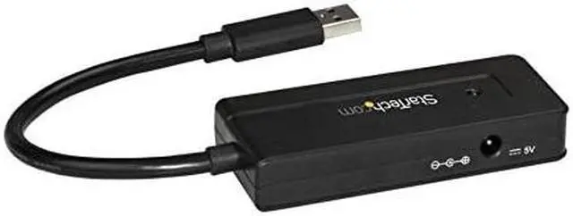 Alt view image 2 of 4 - com 4 Port USB 30 Hub SuperSpeed 5Gbps with Fast Charge Portable USB 31 Gen 1 TypeA LaptopDesktop Hub USB Bus Power or Self Powered for High Performance MiniCompact ST4300MINI Black