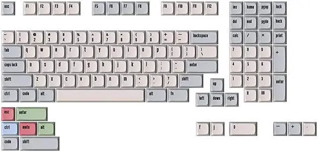 Main image of MiTo XDA Canvas Keycap Set for FullSize Keyboards Compatible with Cherry MX Switches and Clones 1800 Layout 114key Kit ModelMDX319913