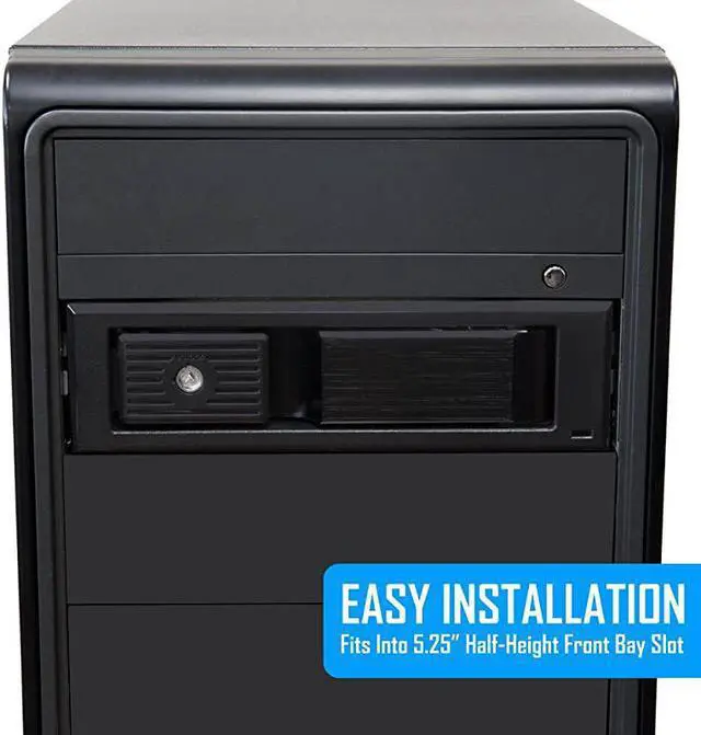 Alt view image 3 of 7 - SSHD Hard Drive Enclosure Internal Single Hot Swap Bay Mobile Rack for 35 Solid State Hybrid DriveHDD SATA Backplane Enclosure Support SATA IIIIII SAS III 6 GbpsOptimized for SSHD MKS135TL