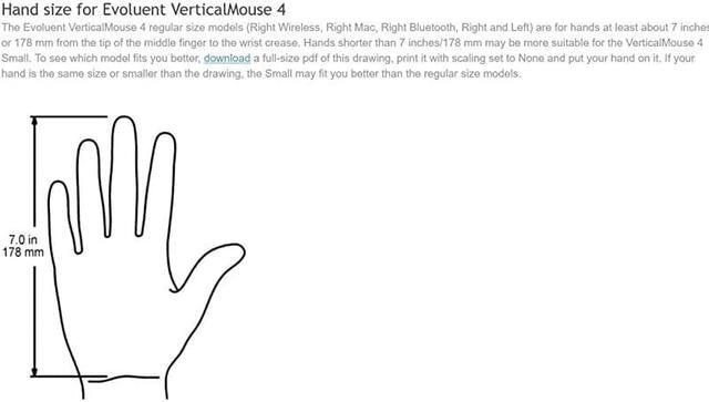 Alt view image 6 of 6 - VM4SW VerticalMouse 4 Right Hand Ergonomic Mouse with Wireless Connection Small Size