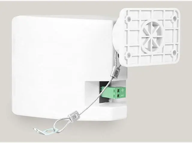 Alt view image 5 of 7 - Cube by  Pair of 35quot White Home Theater Wall Speakers+Swivel Brackets
