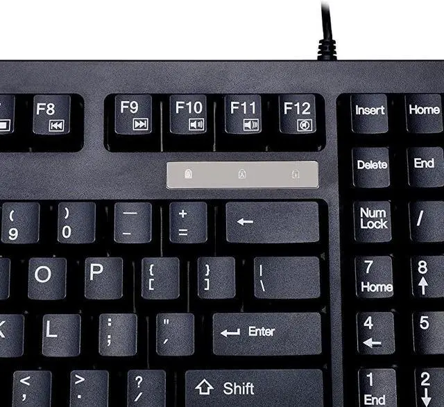 Alt view image 6 of 7 - AKB425UB Easytouch Rackmount USB Touchpad Keyboard