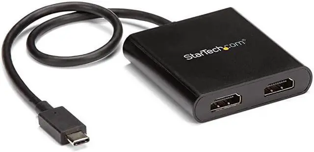 Main image of com 2Port Multi Monitor Adapter USBC to 2x HDMI Video Splitter USB TypeC to HDMI MST Hub Dual 4K 30Hz or 1080p 60Hz Thunderbolt 3 Compatible Windows Only MSTCDP122HD