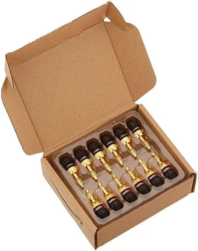 Alt view image 4 of 4 - Speaker Connector Banana Plugs 6 pairs