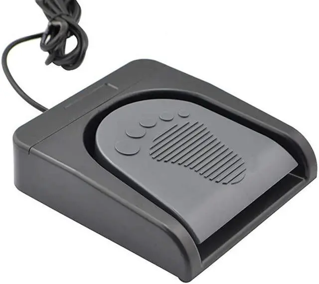 Alt view image 4 of 7 - Upgraded USB Single Foot Pedal Switch Control One Key Footswitch Program Customized Computer Keyboard Mouse Game Action HID Black