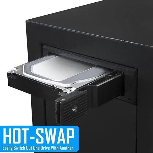 Alt view image 4 of 7 - SSHD Hard Drive Enclosure Internal Single Hot Swap Bay Mobile Rack for 35 Solid State Hybrid DriveHDD SATA Backplane Enclosure Support SATA IIIIII SAS III 6 GbpsOptimized for SSHD MKS135TL