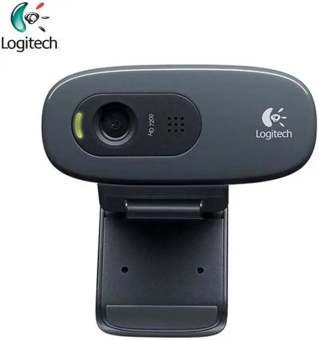Alt view image 4 of 10 - Logitech C270 Desktop or Laptop Webcam, HD 720p Widescreen for Video Calling and Recording in Bluk Package