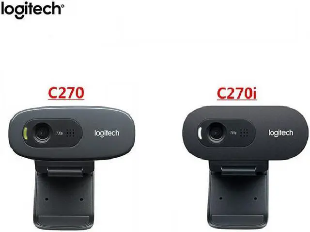 Alt view image 5 of 10 - Logitech C270 Desktop or Laptop Webcam, HD 720p Widescreen for Video Calling and Recording in Bluk Package
