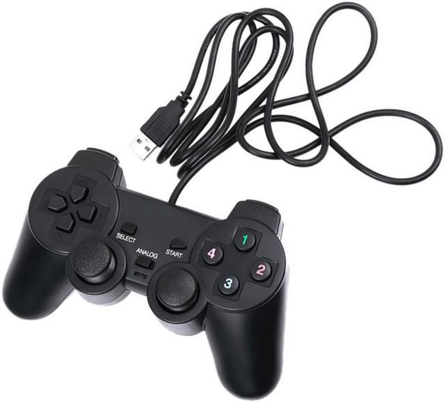 Wired Game Controller com 360 ° 3D Joystick, Gamepad com Função