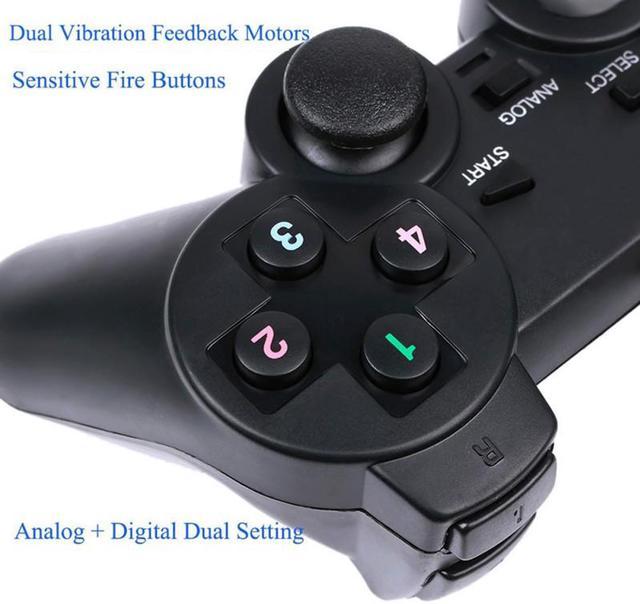 DH-Home USB Wired Game Controller For PC / Raspberry Pi Gamepad, Remote  Dual Vibration Joystick Gamepad For PC (Windows XP / 7/8/10) And Steam /