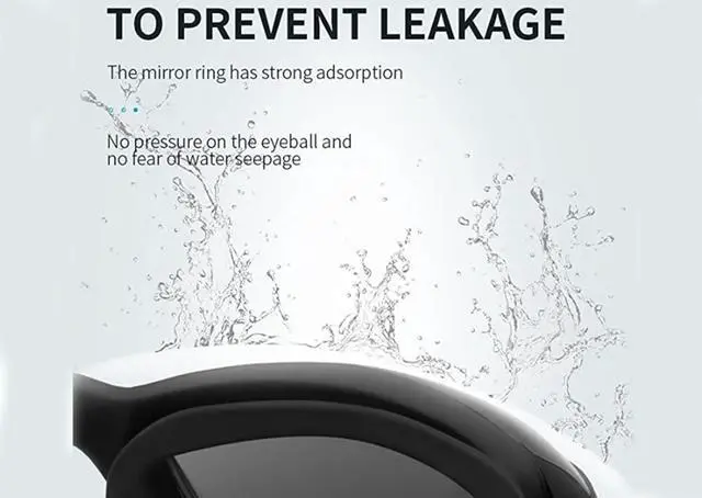 Alt view image 4 of 5 - Swim Goggles, High-Definition Anti-Fog Non-leakage Swimming Safety Goggles for Adult(Blue)